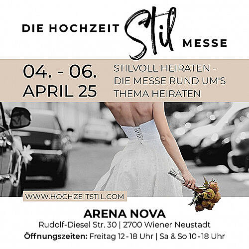 Die Hochzeit Stil Messe 04 - 06.04.2025